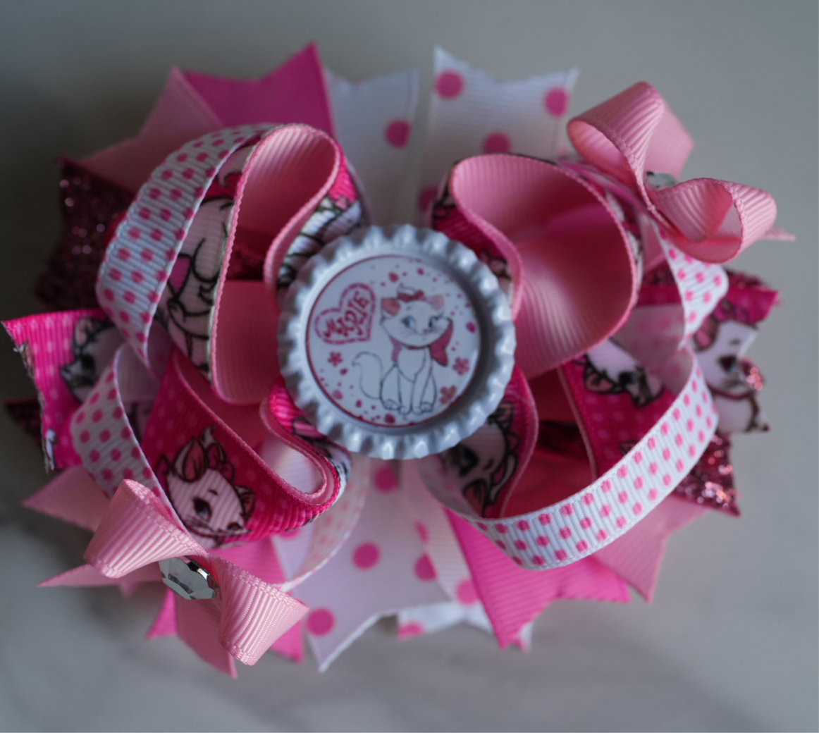 Marie cartoon boutique hair bow