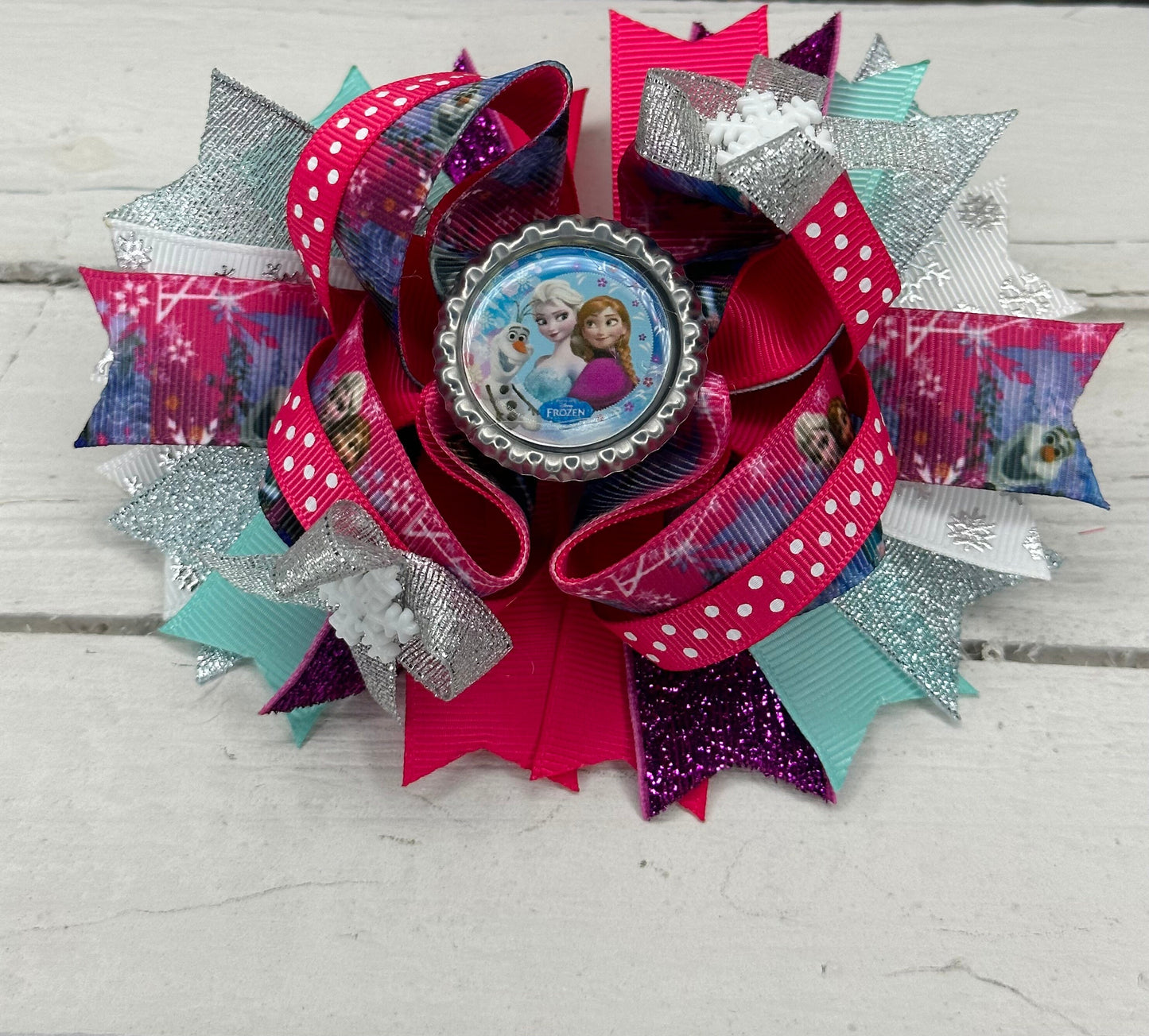 Grosgrain inspired hair bow