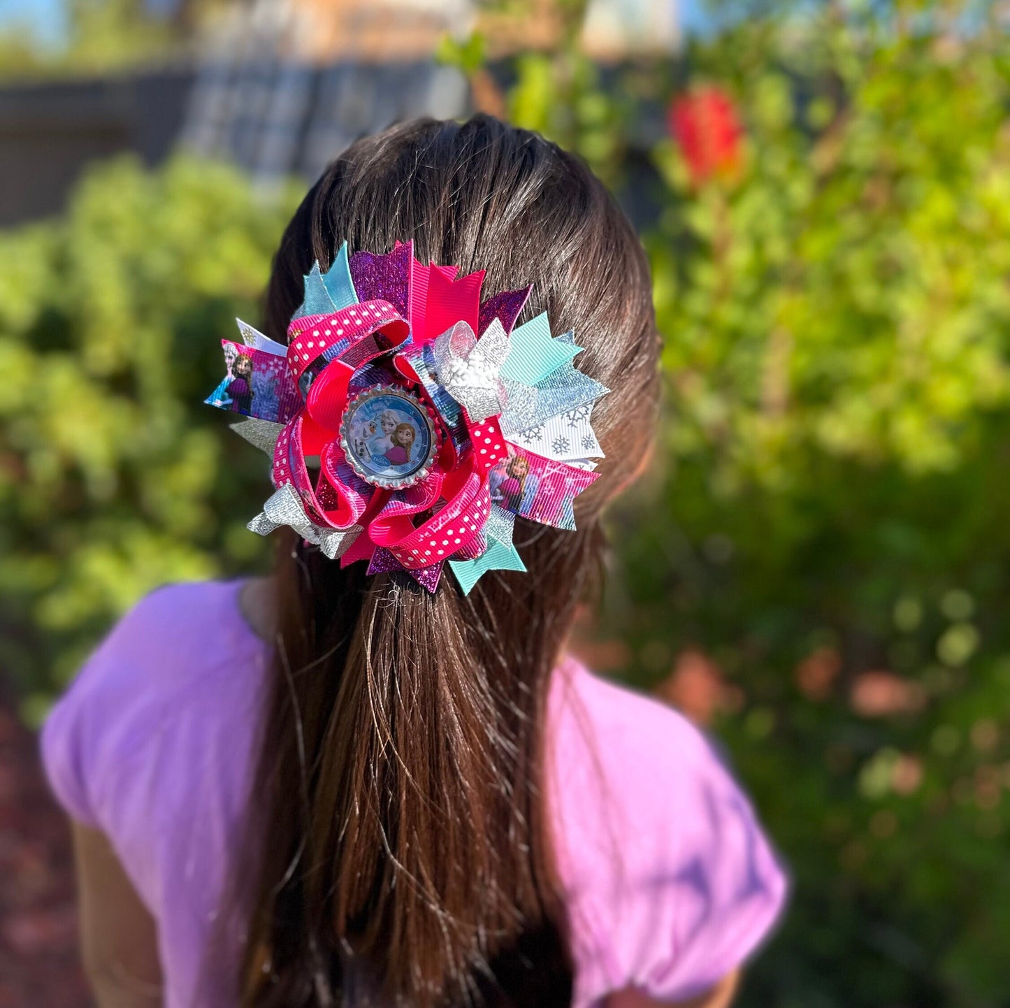 Grosgrain inspired hair bow