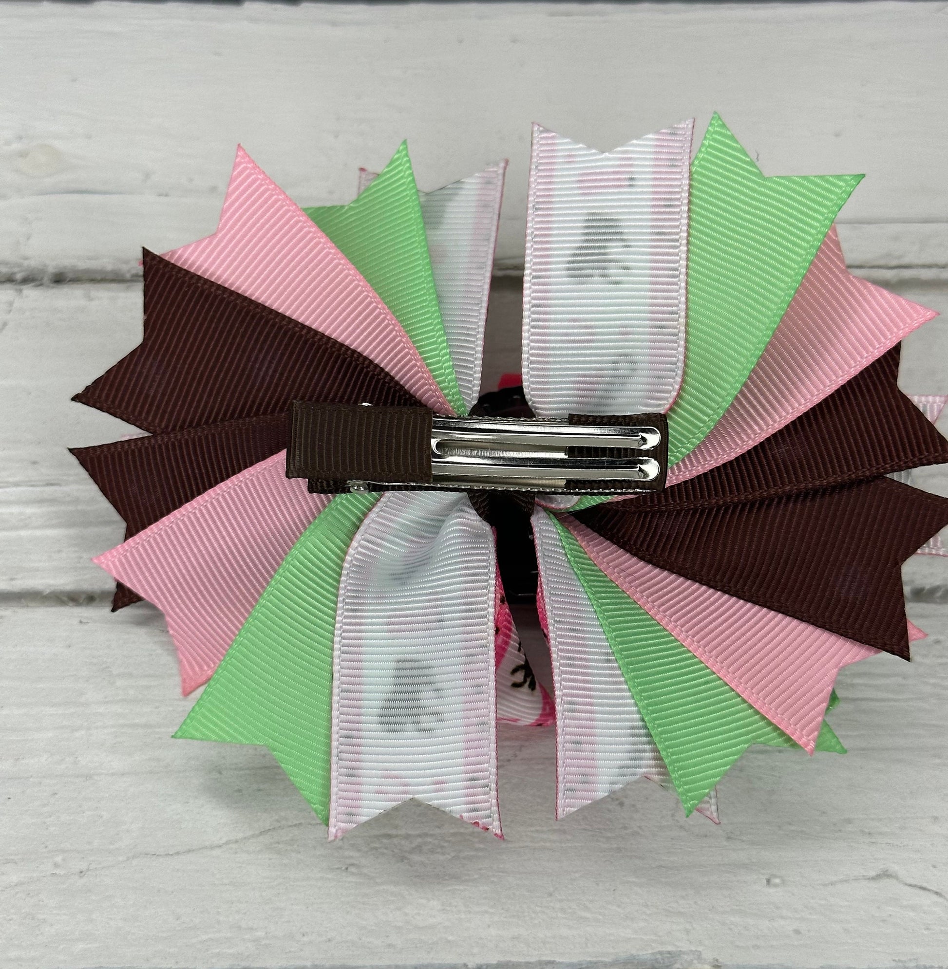 Sweet and sassy cow girl hair bow