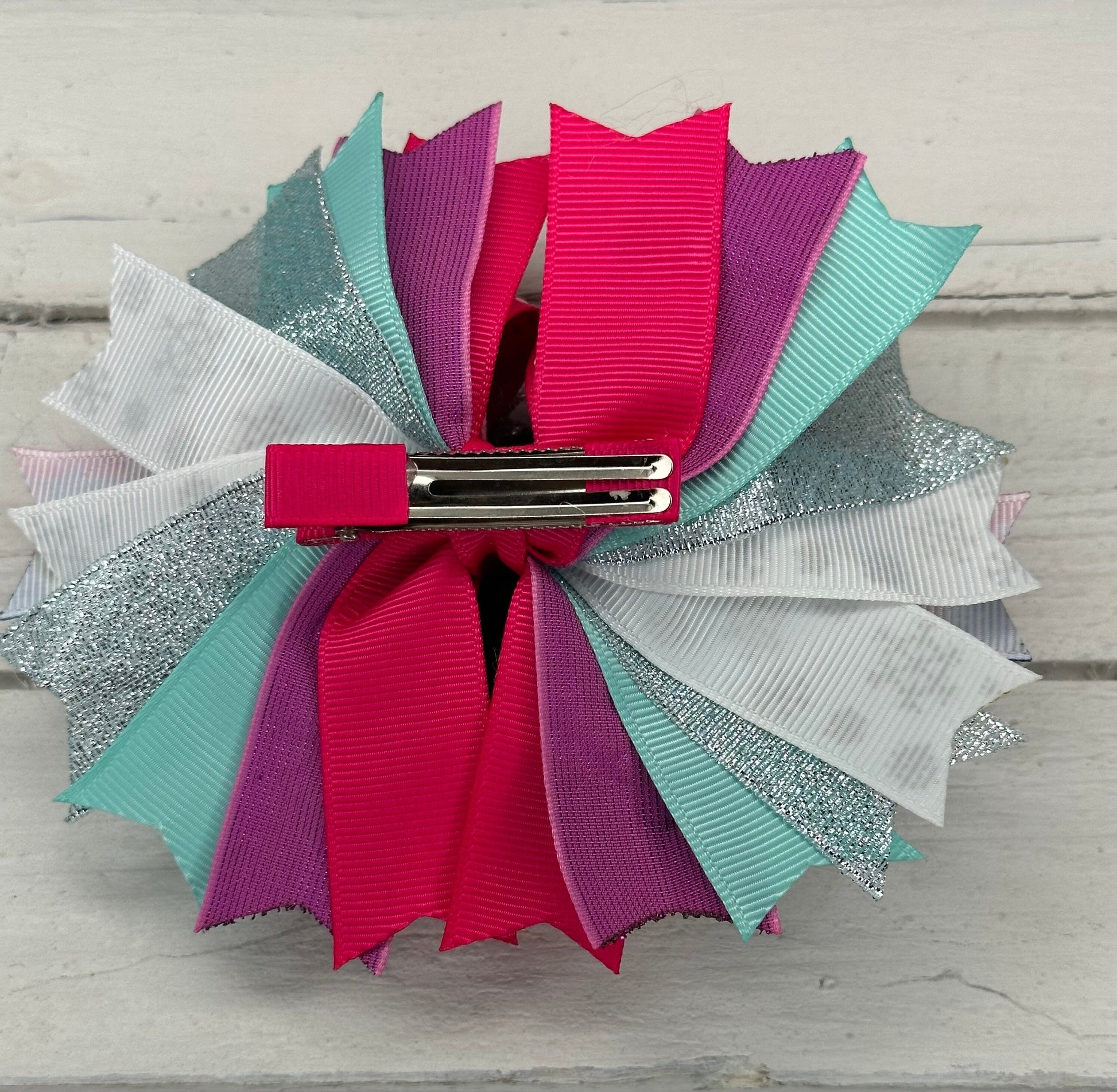 Grosgrain inspired hair bow