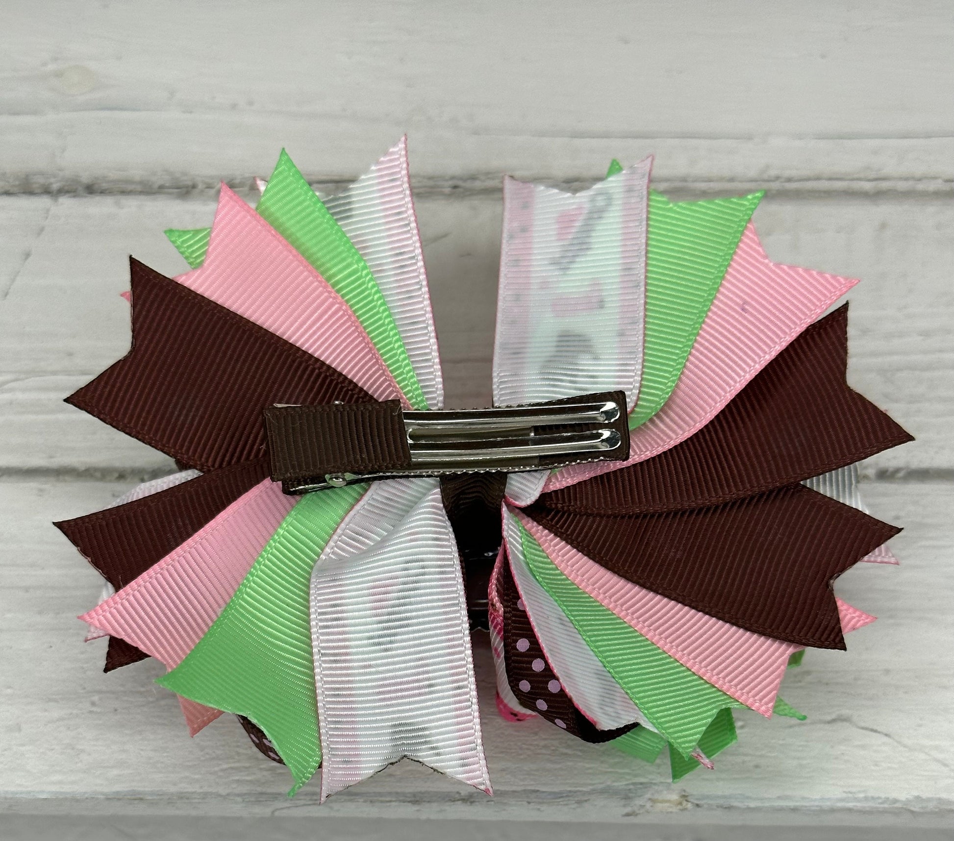 Sweet and sassy cow girl hair bow