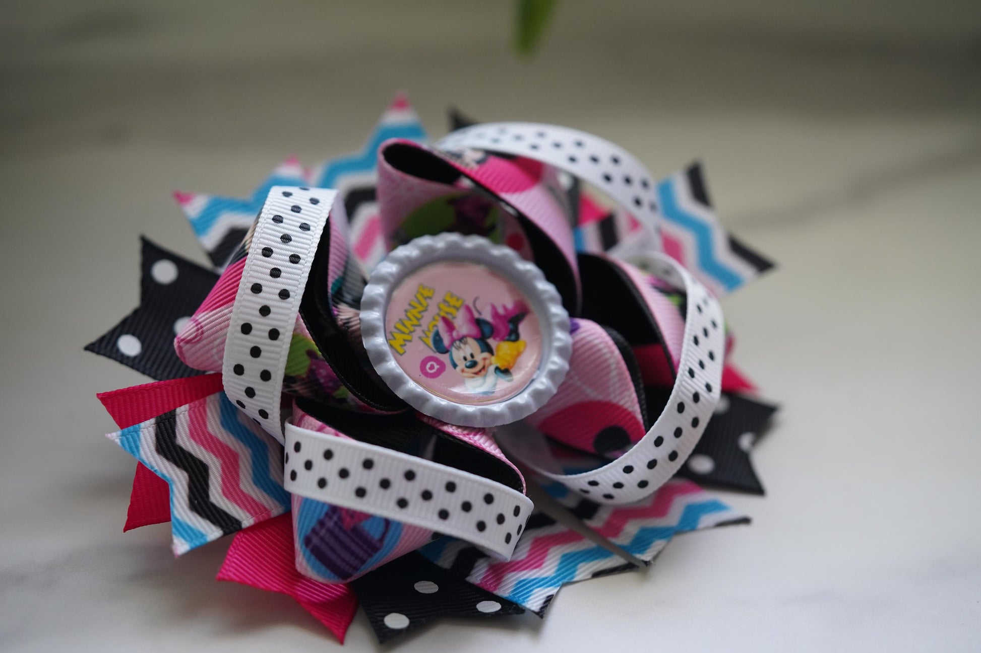 inspired mouse boutique hair bow